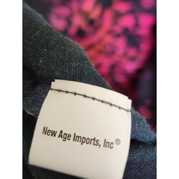 Hippie Boho Cloth Cross Body Bag Purse New Age Batik - Picture 5 of 6